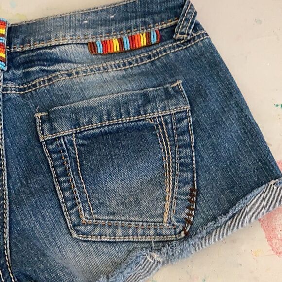 YNQ Denim Short Shorts - Picture 3 of 9